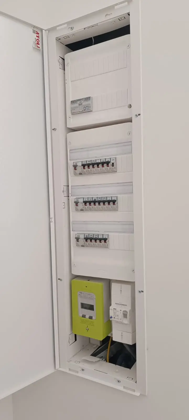 Après — remplacement de tableau électrique